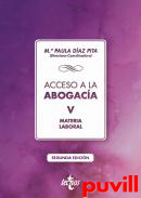 Acceso a la abogaca, 5. Materia laboral