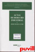 Actas de derecho industrial y derechos de autor, 35. 2014-2015