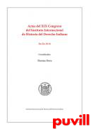 Actas del XIX Congreso del Instituto Internacional de Historia del Derecho Indiano