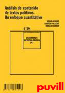 Anlisis de contenido de textos polticos : un enfoque cuantitativo