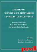 Apuntes de economa del matrimonio y derecho de sucesiones