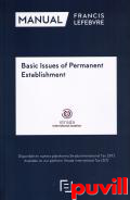 Basic issues of permanent establishment