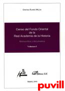 Censo del Fondo Oriental de la Real Academia de la Historia : manuscritos y documentos, 1. 