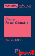 Cierre fiscal-contable : ejercicio 2023