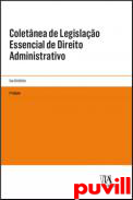 Coletnea de legislao essencial de direito administrativo