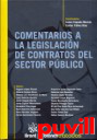 Comentarios a la legislacin de contratos del 

sector pblico