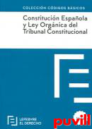 Constitucin Espaola y Ley Orgnica del Tribunal Constitucional