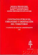 Contratos pblicos, urbanismo y ordenacin del territorio