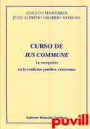 Curso de ius commune : la recepcin en la tradicin jurdica valenciana