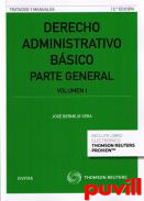 Derecho administrativo bsico, 1. Parte general