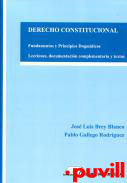 Derecho constitucional : fundamentos y principios dogmticos : lecciones, documentacin complementaria y textos