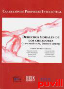 Derecho morales de los creadores : caractersticas, mbito y lmites