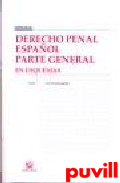 Derecho penal espaol parte general : en esquemas