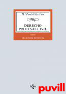 Derecho procesal civil, 1. 