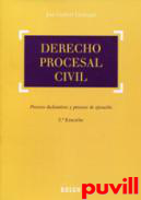 Derecho procesal civil : procesos declarativos y procesos de ejecucin