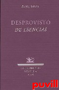 Desprovisto de esencias