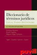 Diccionario de trminos jurdicos = A dictionary of legal terms : ingls-espaol/Spanish-English