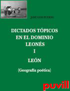 Dictados tpicos en el dominio leons, 1. Len (Geografa potica)