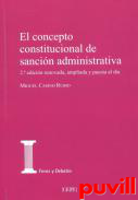 El concepto constitucional de sancin administrativa