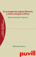 El concepto de sujeto literario y otros ensayos crticos