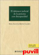 El defensor judicial de la persona con discapacidad