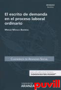 El escrito de demanda en el proceso laboral ordinario