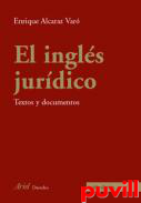 El ingls jurdico : textos y documentos