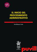 El inicio del procedimiento administrativo