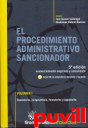 El procedimiento administrativo sancionador : 

comentarios al Ttulo IX de la Ley 30/1992 (