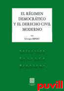 El rgimen democrtico y el derecho civil moderno