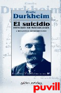 El suicidio : estudio de sociologa : y otros textos complementarios