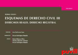 Esquemas de Derecho civil, 3. Derechos reales. Derecho registral