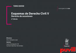 Esquemas de derecho civil, 5. Derecho de sucesiones