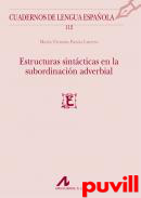 Estructuras sintcticas en la subordinacin adverbial