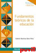 Fundamentos tericos de la educacin