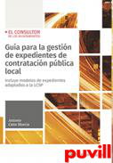 Gua para la gestin de expedientes de contratacin pblica local