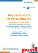 Impuesto sobre el Valor Aadido : normativa estatal 2021