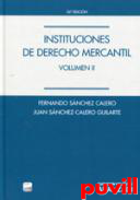 Instituciones de Derecho mercantil, 2. 