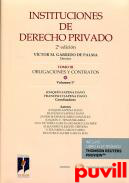 Instituciones de Derecho privado, 3.1. Obligaciones y contratos