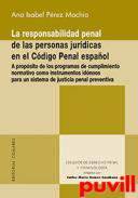 La responsabilidad penal de las personas jurdicas en el cdigo penal espaol