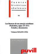 Las finanzas de un concejo castellano : Piedrahta, siglos XV-XVI. Estudio y documentos, 13. 1521-1522