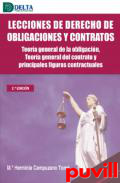 Lecciones de Derecho de obligaciones y contratos : Teora general de la obligacin, teora general del contrato y principales figuras contractuales