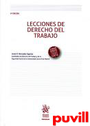 Lecciones de derecho del trabajo