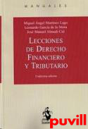 Lecciones de derecho financiero y tributario