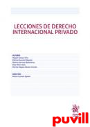 Lecciones de Derecho internacional privado