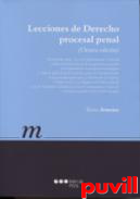 Lecciones de derecho procesal penal