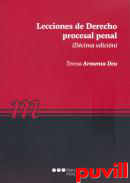 Lecciones de derecho procesal penal