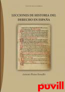 Lecciones de historia del derecho en Espaa