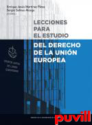 Lecciones para el estudio del derecho de la Unin Europea