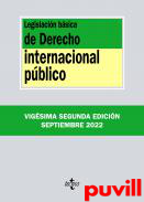 Legislacin bsica de Derecho Internacional pblico